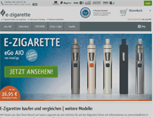 Tablet Screenshot of e-zigarette.de